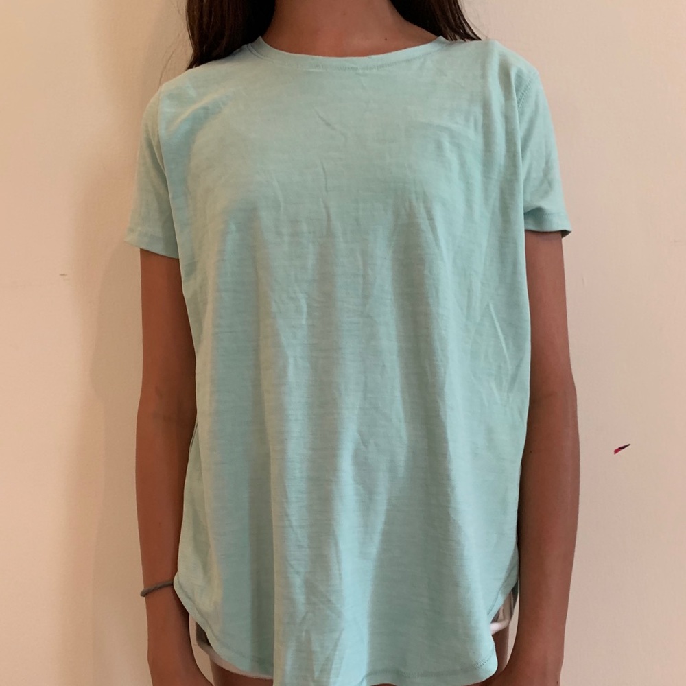 Mint green activewear top